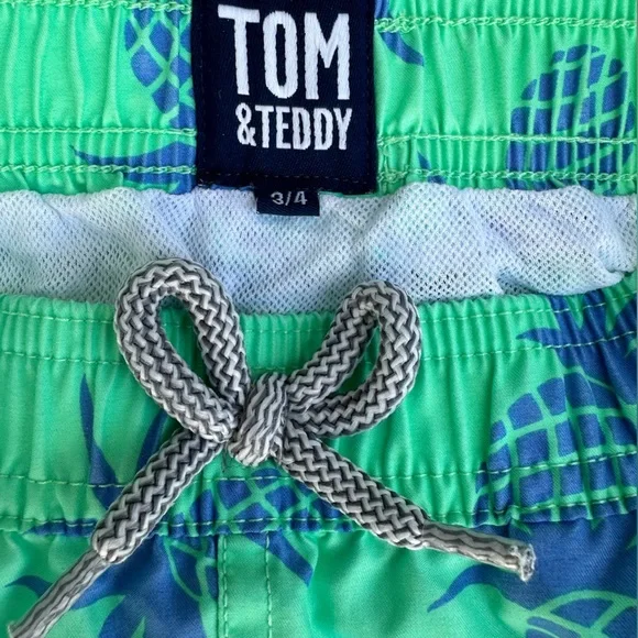 TOM & TEDDY Boys Swim Trunks - size 3/4 - Picture 2 of 5